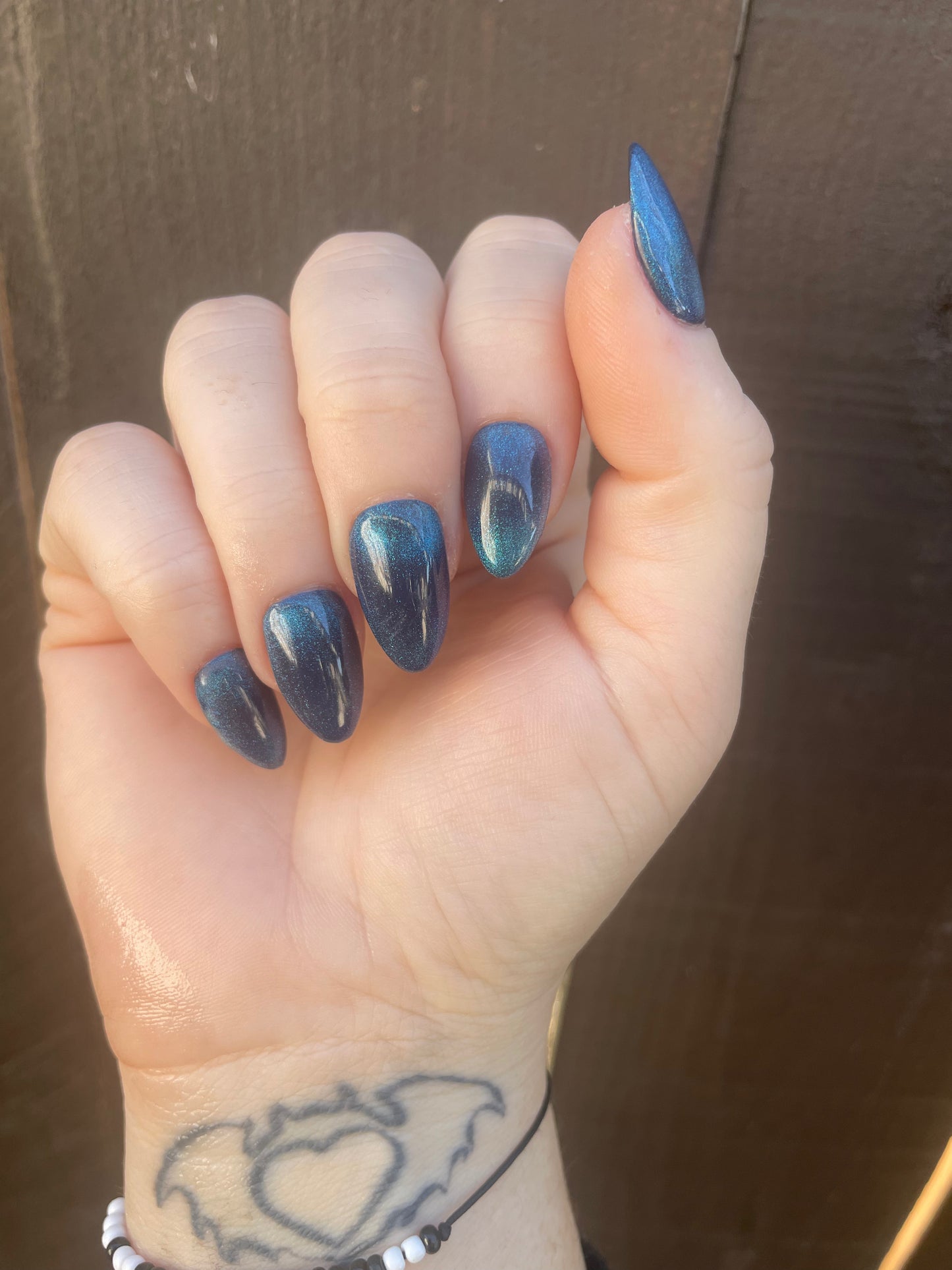 Blue Cat Eye Press-Ons