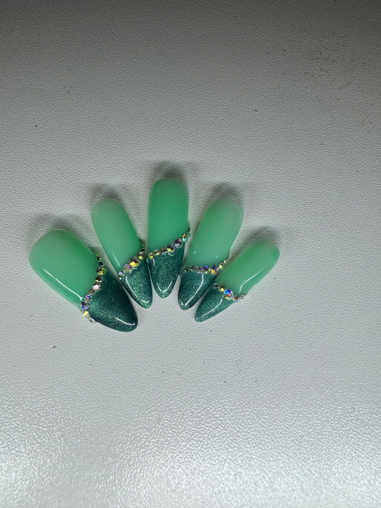 Jelly and Cat Eye with Rhinestones