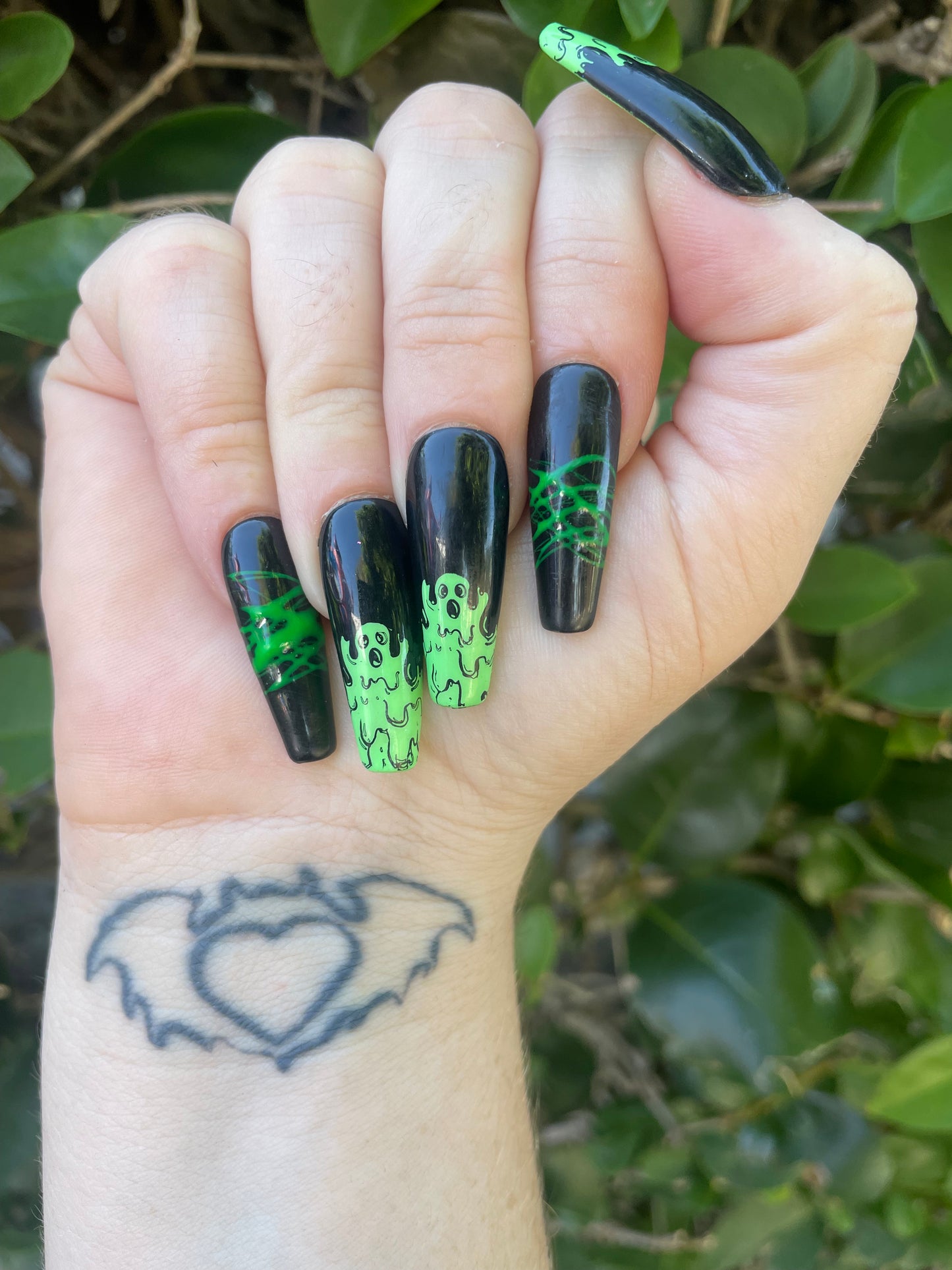Slime Ghost Press-Ons